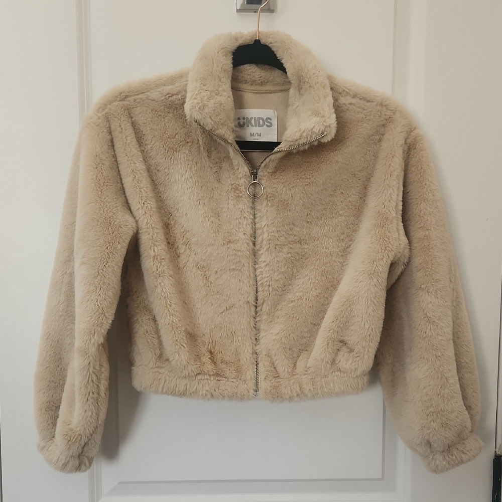 Urban Planet Kids Tan Fuzzy Sweater